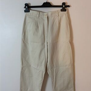 L.L. Bean Original Fit Cream Pants